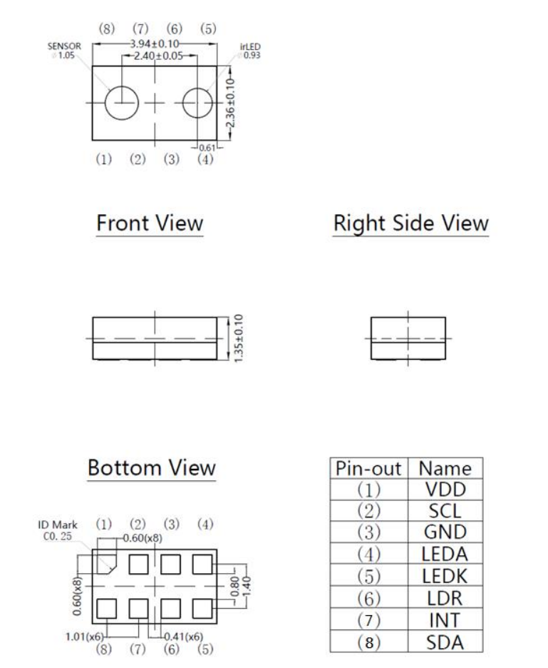 “接近距離傳感器”/